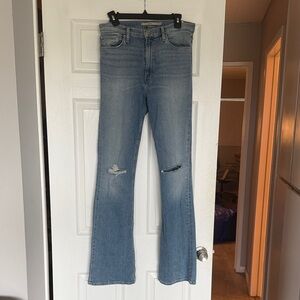 Hudson Jeans - bootcut flare, with slight distressing - size 30, good stretch!